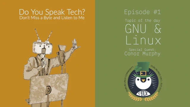 GNU & Linux episode - YouTube Video Cover